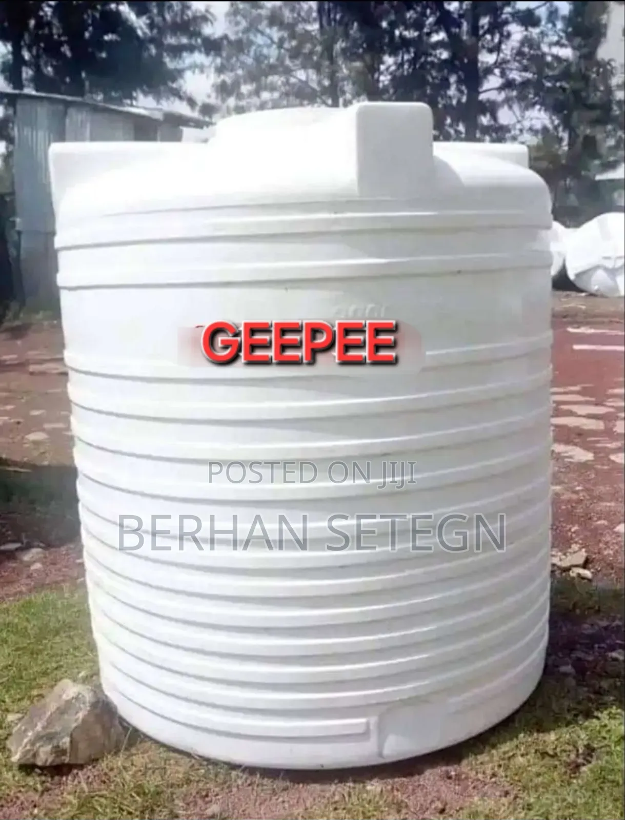 Vertical Water Tanker Roto Geepee Tanker