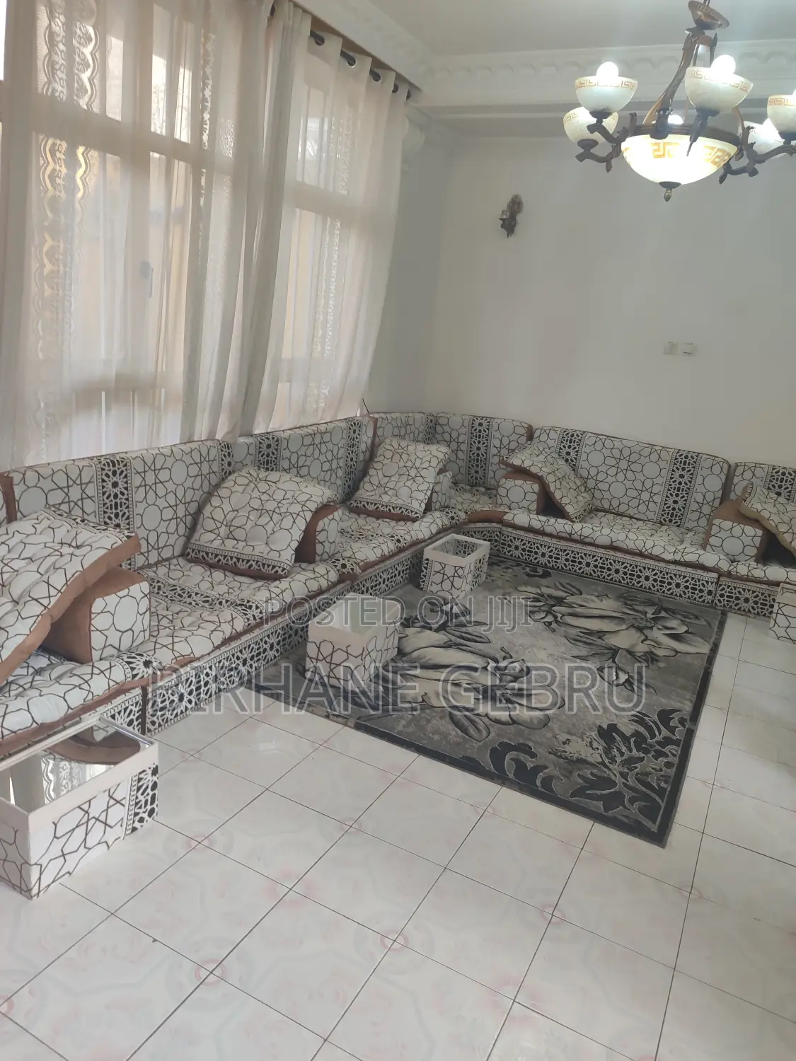 Furnished 7bdrm House in G+2, Bole for rent