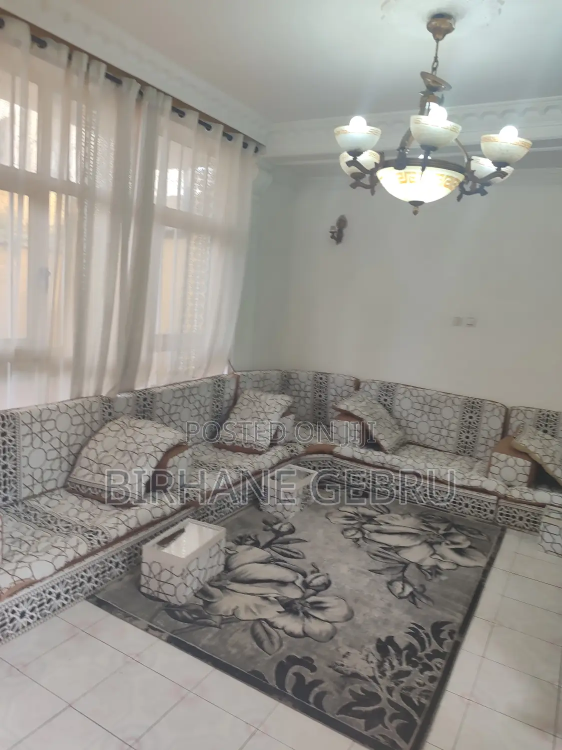 Furnished 7bdrm House in G+2, Bole for rent