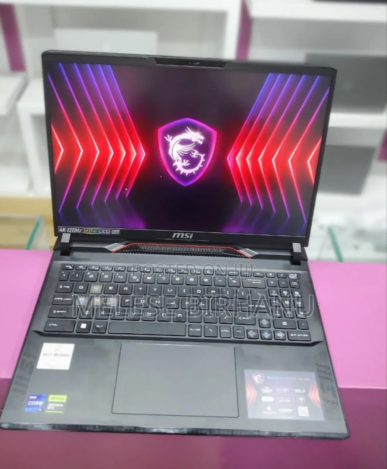 New Laptop MSI 64GB Intel Core I9 SSD 2T