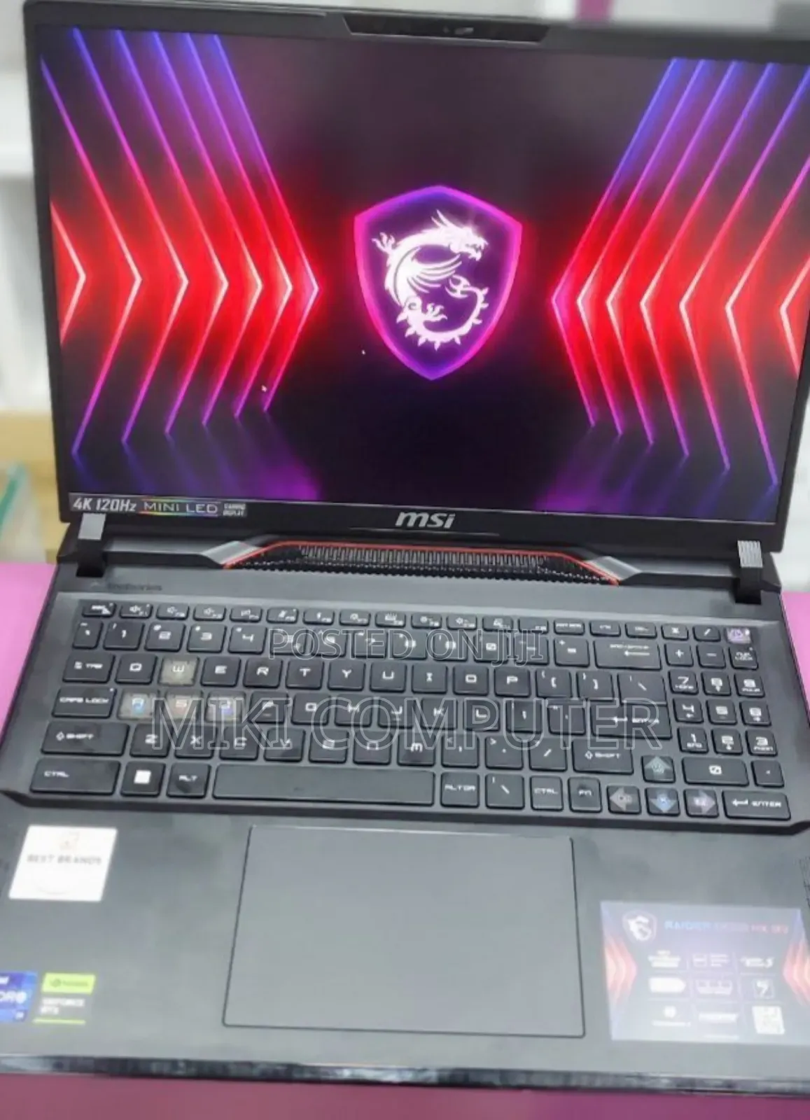 New Laptop MSI GP75 Leopard 32GB Intel Core I9 SSD 32GB