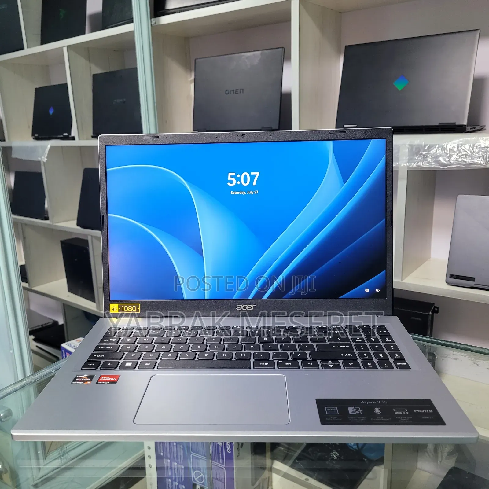 New Laptop Acer Aspire 3 8GB AMD Ryzen 3 SSD 512GB