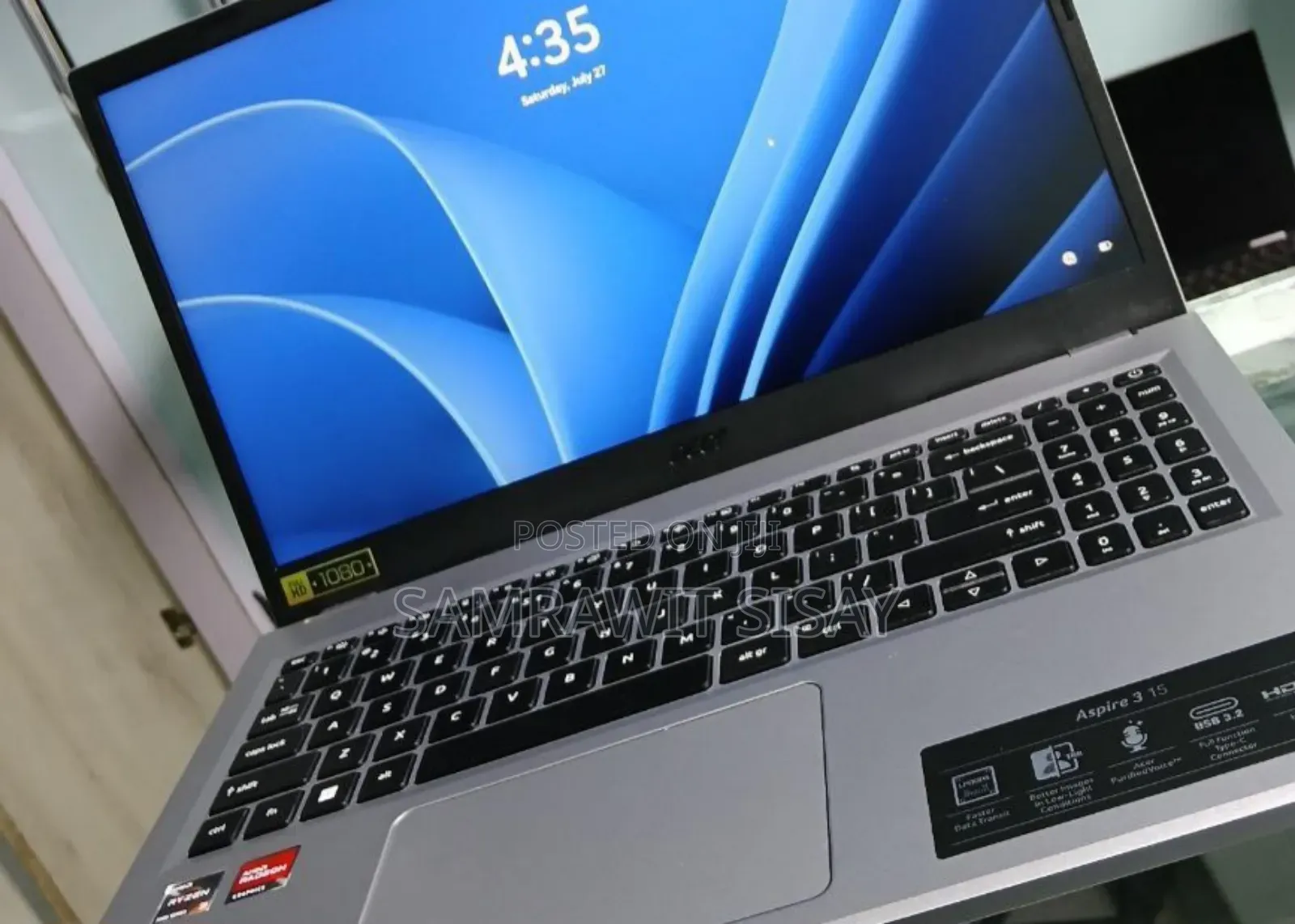 New Laptop Acer Aspire 3 8GB AMD Ryzen 3 SSD 512GB