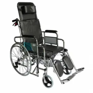 Reclining Commode Wheelchair W/Detachable Armrest(Wc-607)ahc