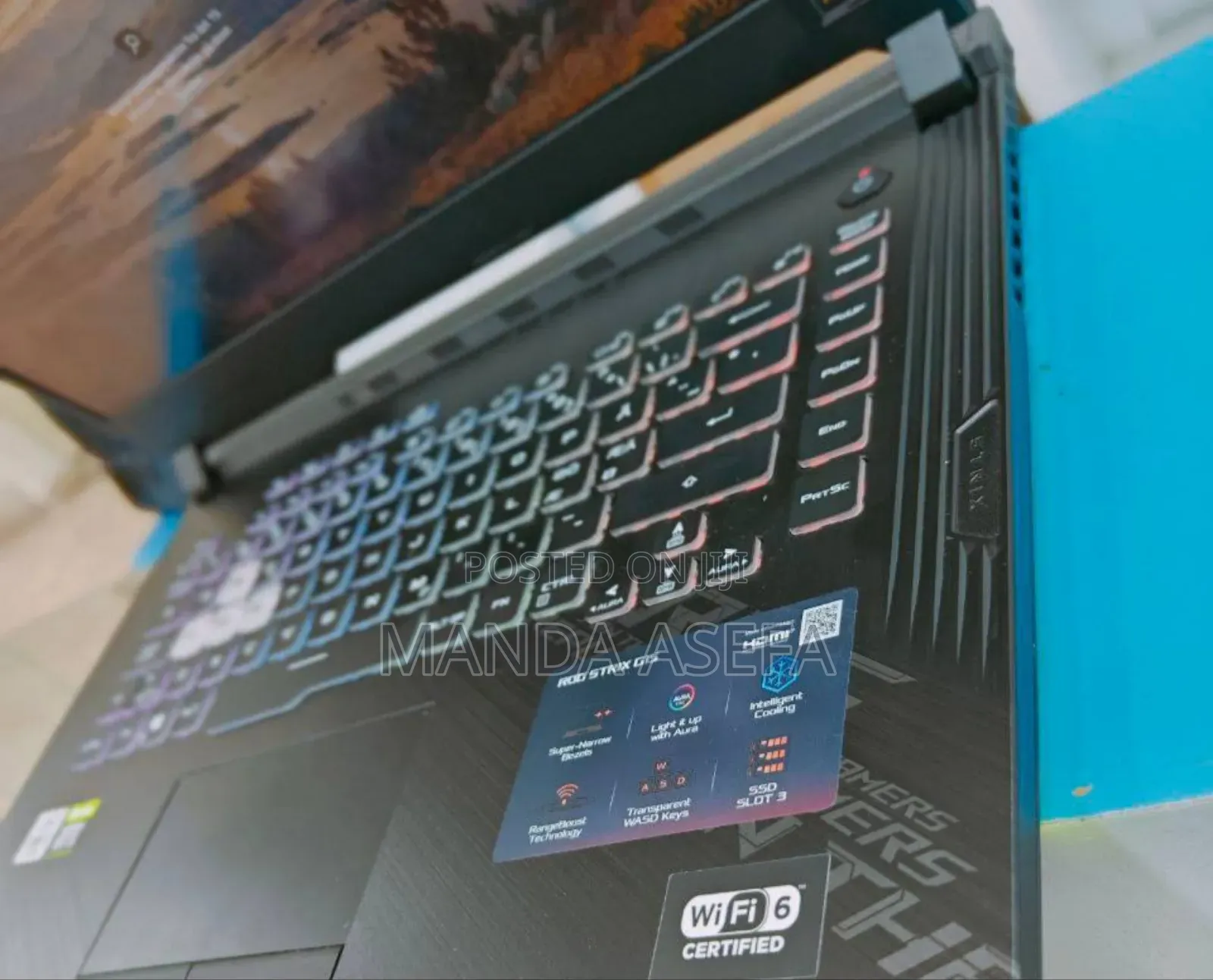 New Laptop Asus ROG Strix G15 16GB Intel Core I7 SSD 512GB