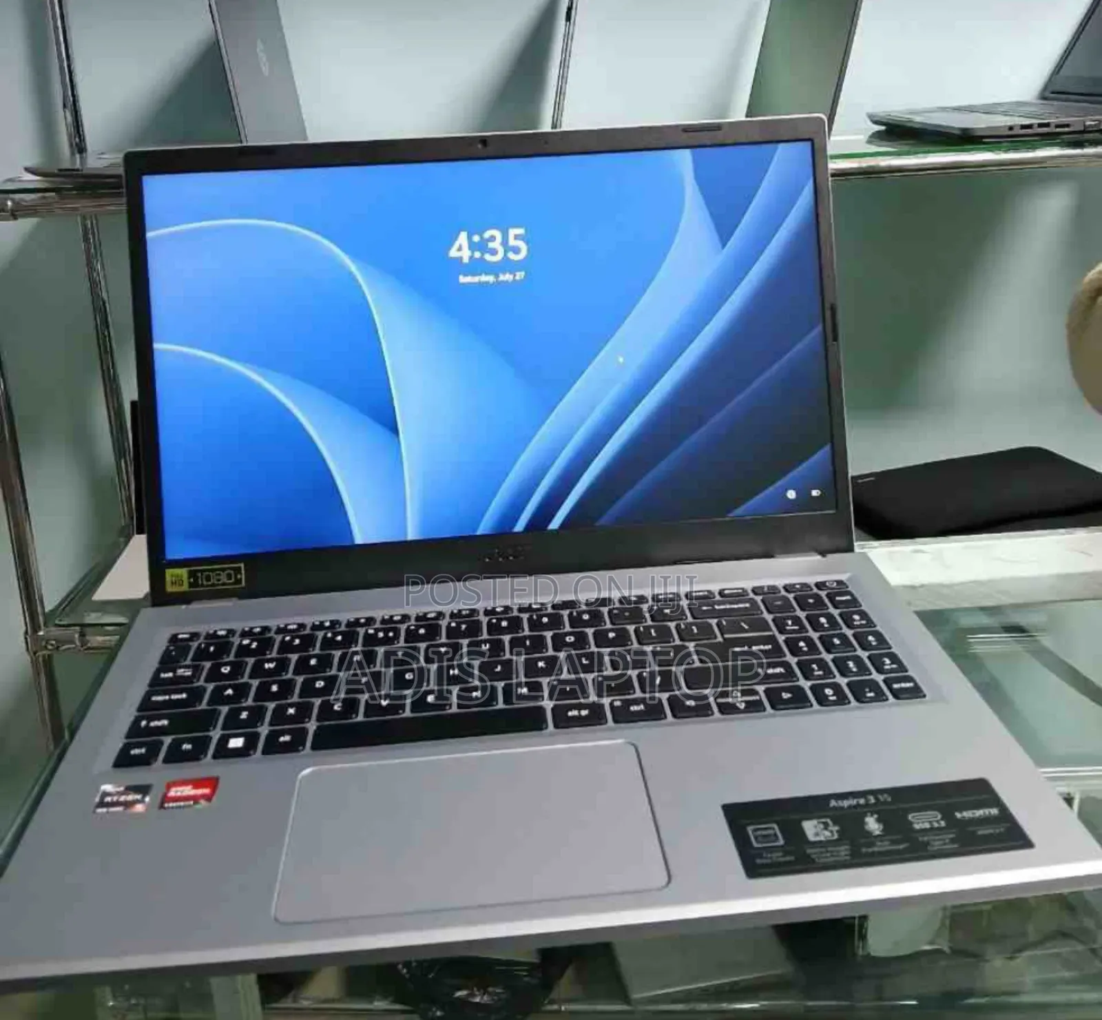 New Laptop Acer Aspire 3 8GB AMD Ryzen 7 SSD 512GB