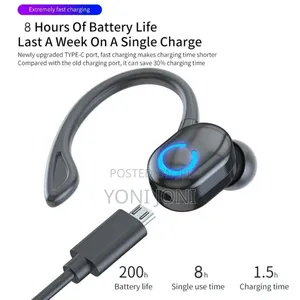 Earpod Single Ear /Drivers, Business Work,Runners, Motorbike