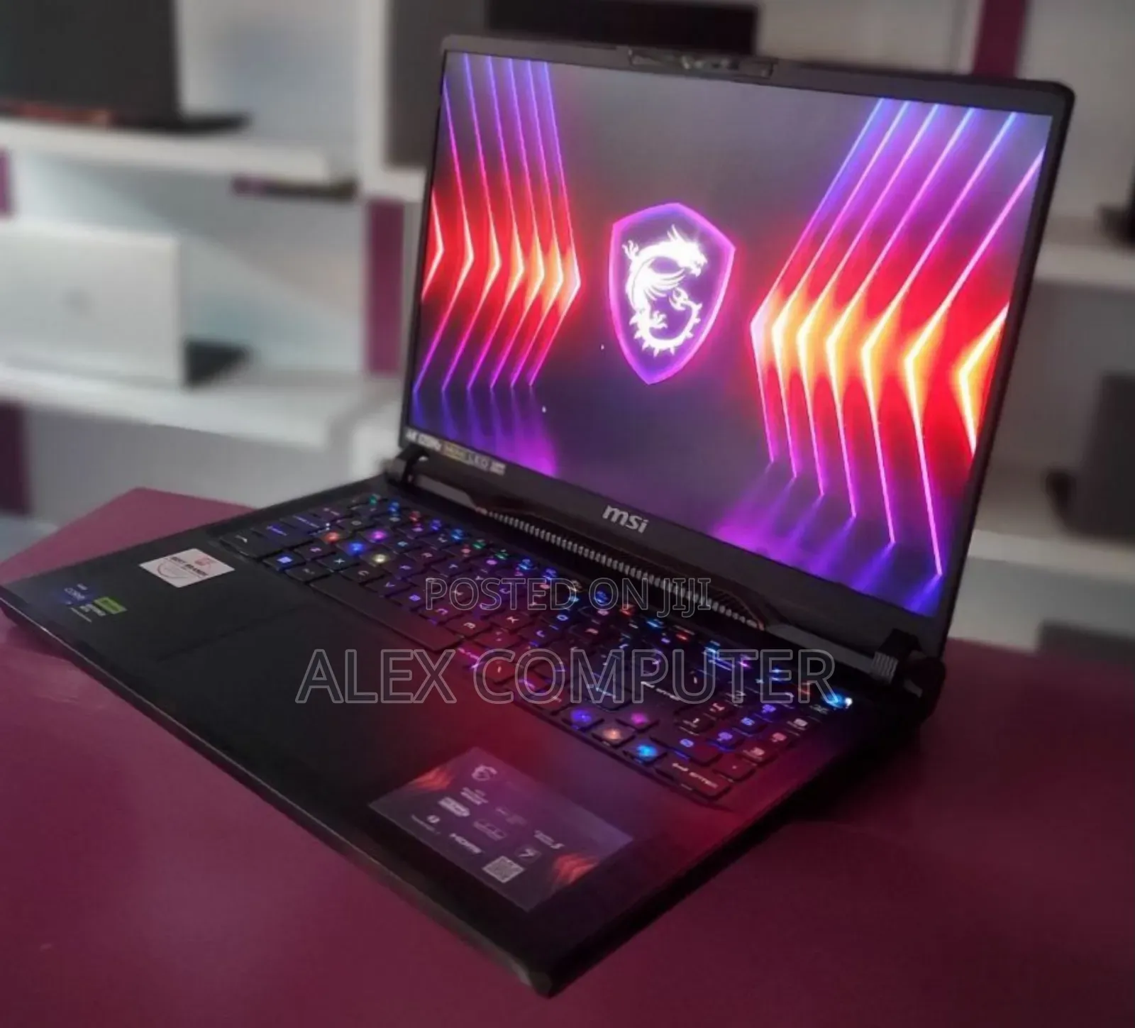 New Laptop MSI GE73 Raider RGB 8RE 64GB Intel Core I9 SSD 2T
