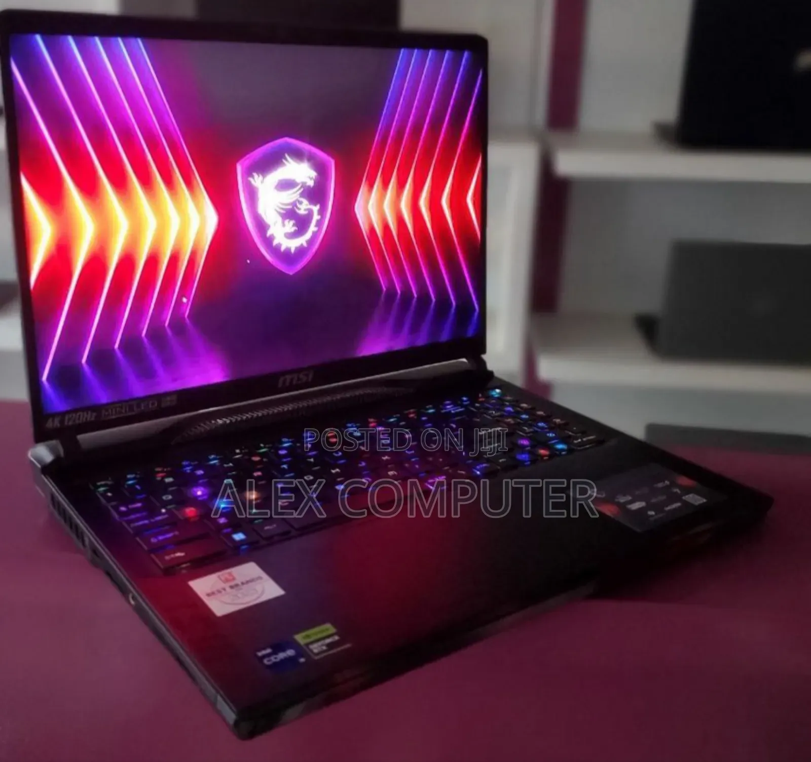 New Laptop MSI GE73 Raider RGB 8RE 64GB Intel Core I9 SSD 2T