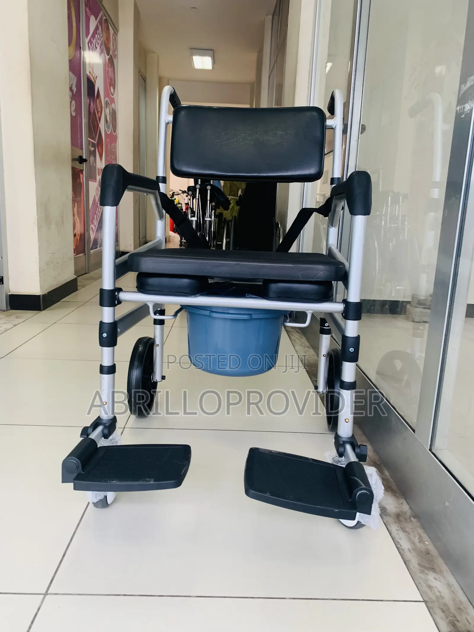 Shower Seat Wheelchair for Elder People Patient Wheelchair