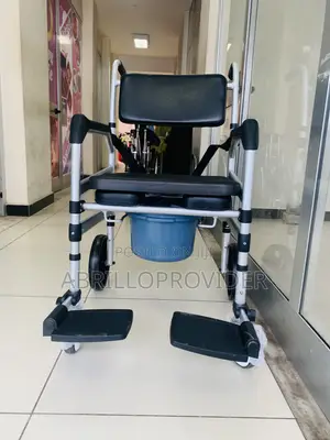 Photo - Shower Seat Wheelchair for Elder People Patient Wheelchair