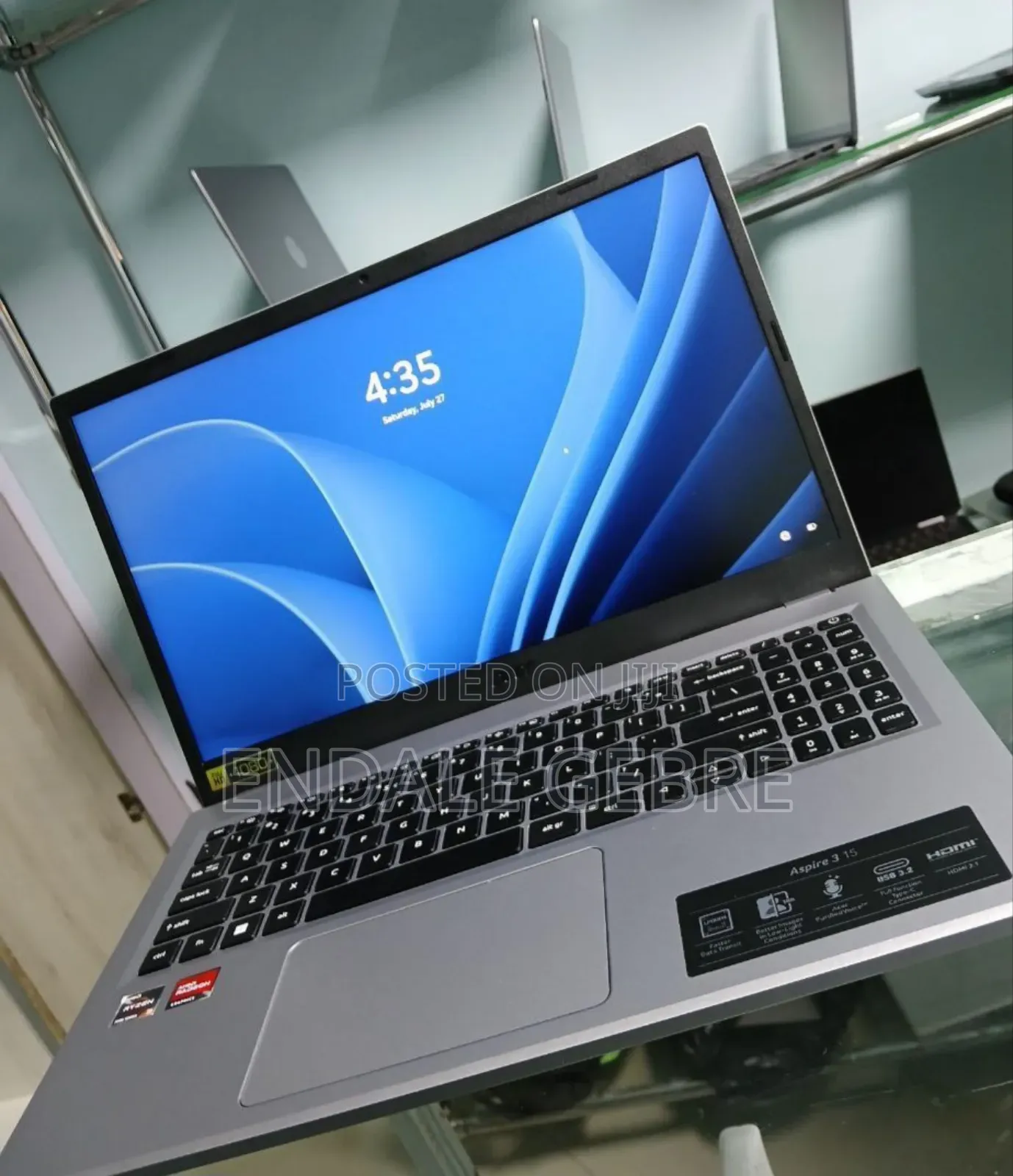 New Laptop Acer Aspire 3 8GB AMD Ryzen 3 SSD 512GB