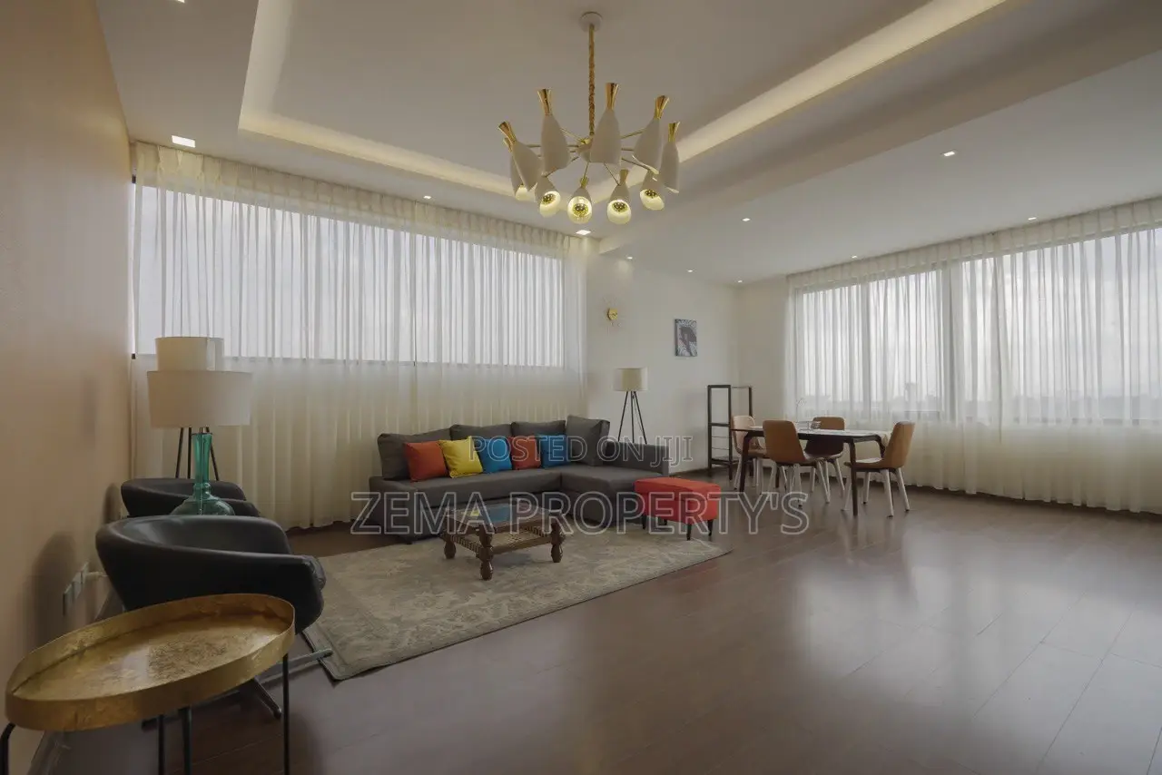 Furnished 3bdrm Apartment in Zema, Bole for rent