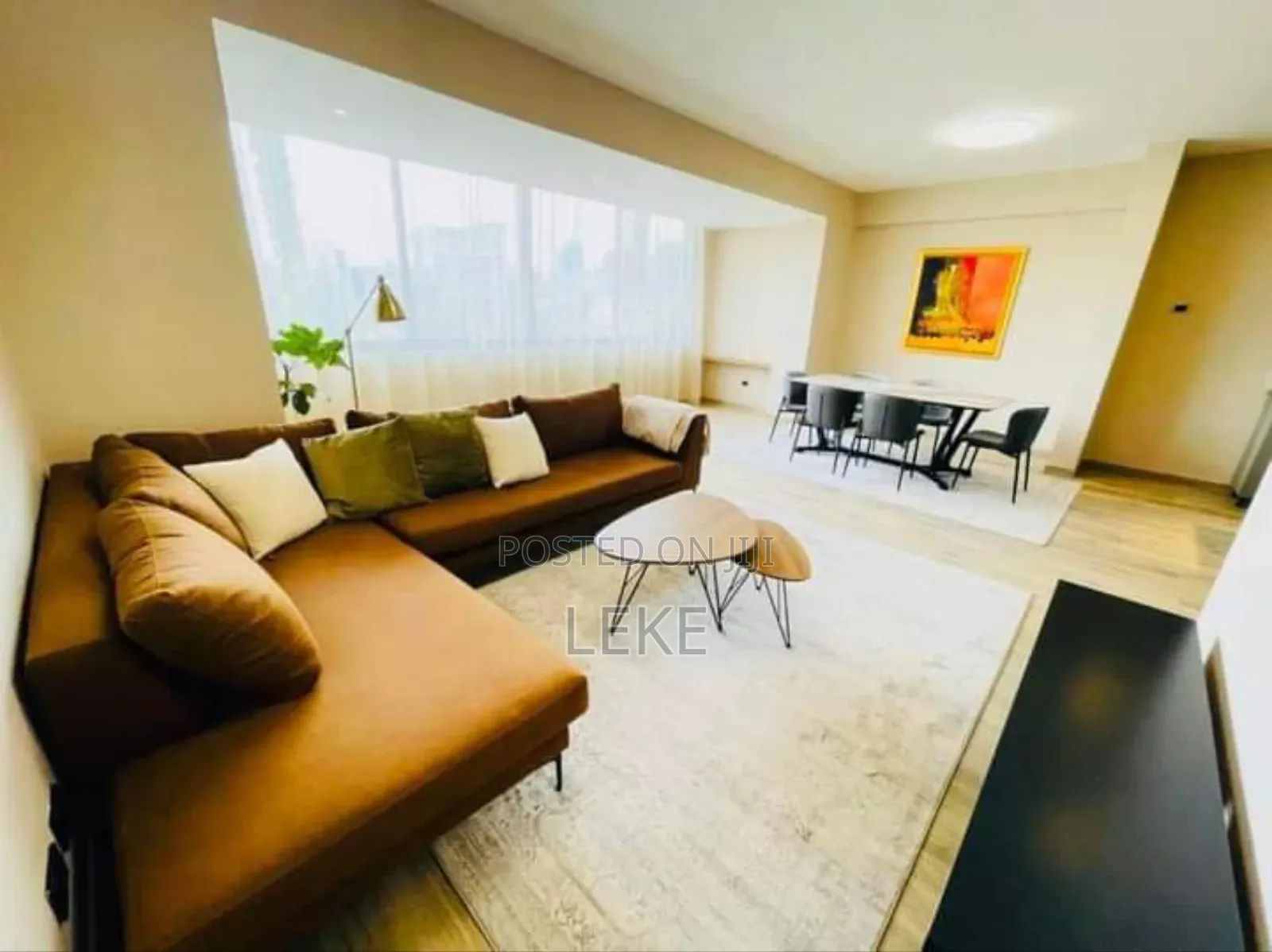 Furnished 3bdrm Apartment in Bole for rent