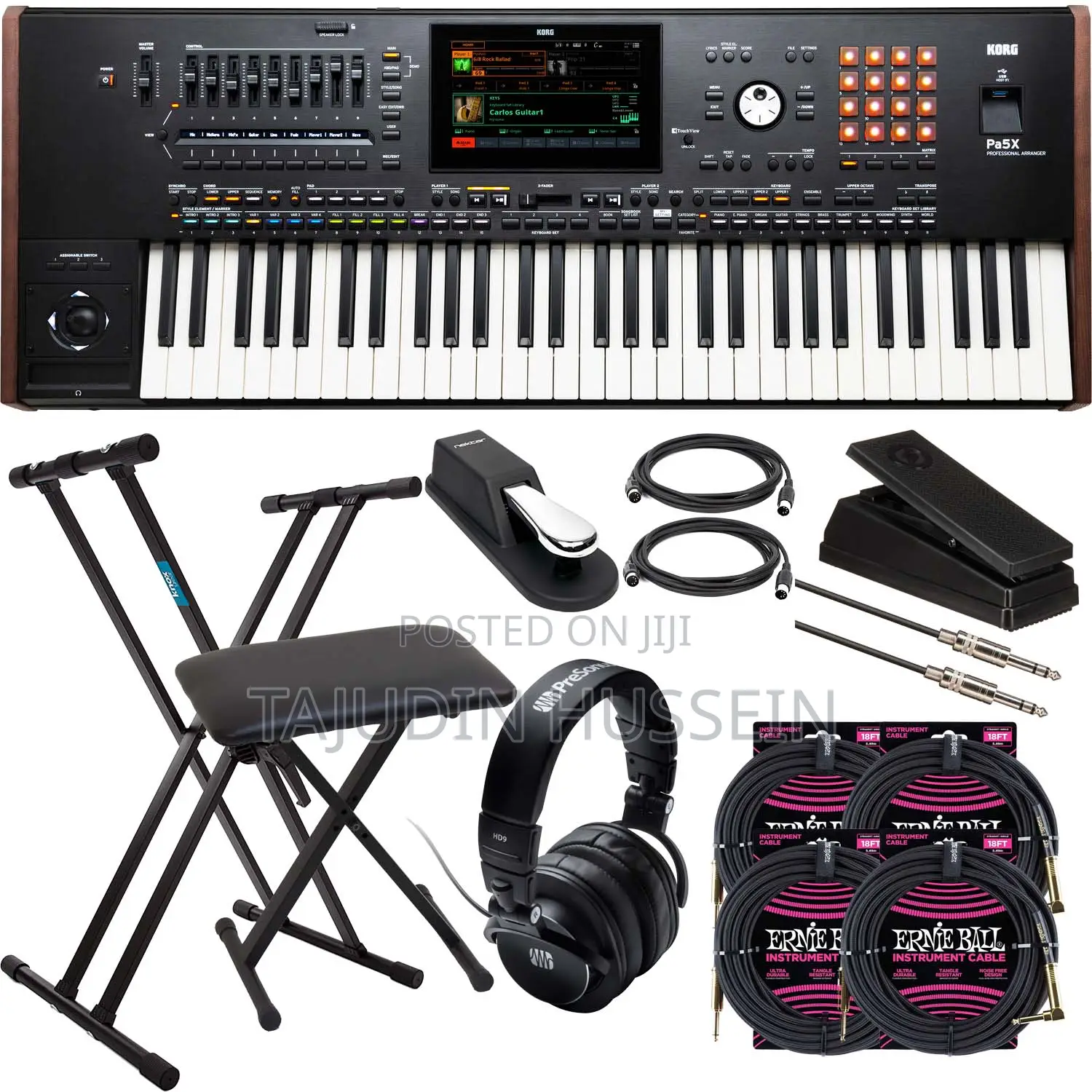 Korg Pa5x 61 Professional Arranger Workstation Keyboard, 61-