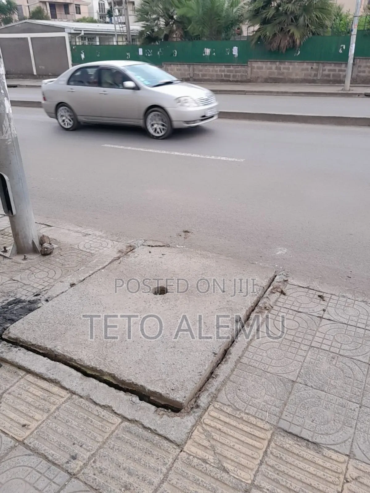 የሚሸጥ ቦታ አያት ዋና አስፓልት