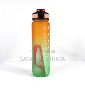 Motivational Water Bottle With Time Marker