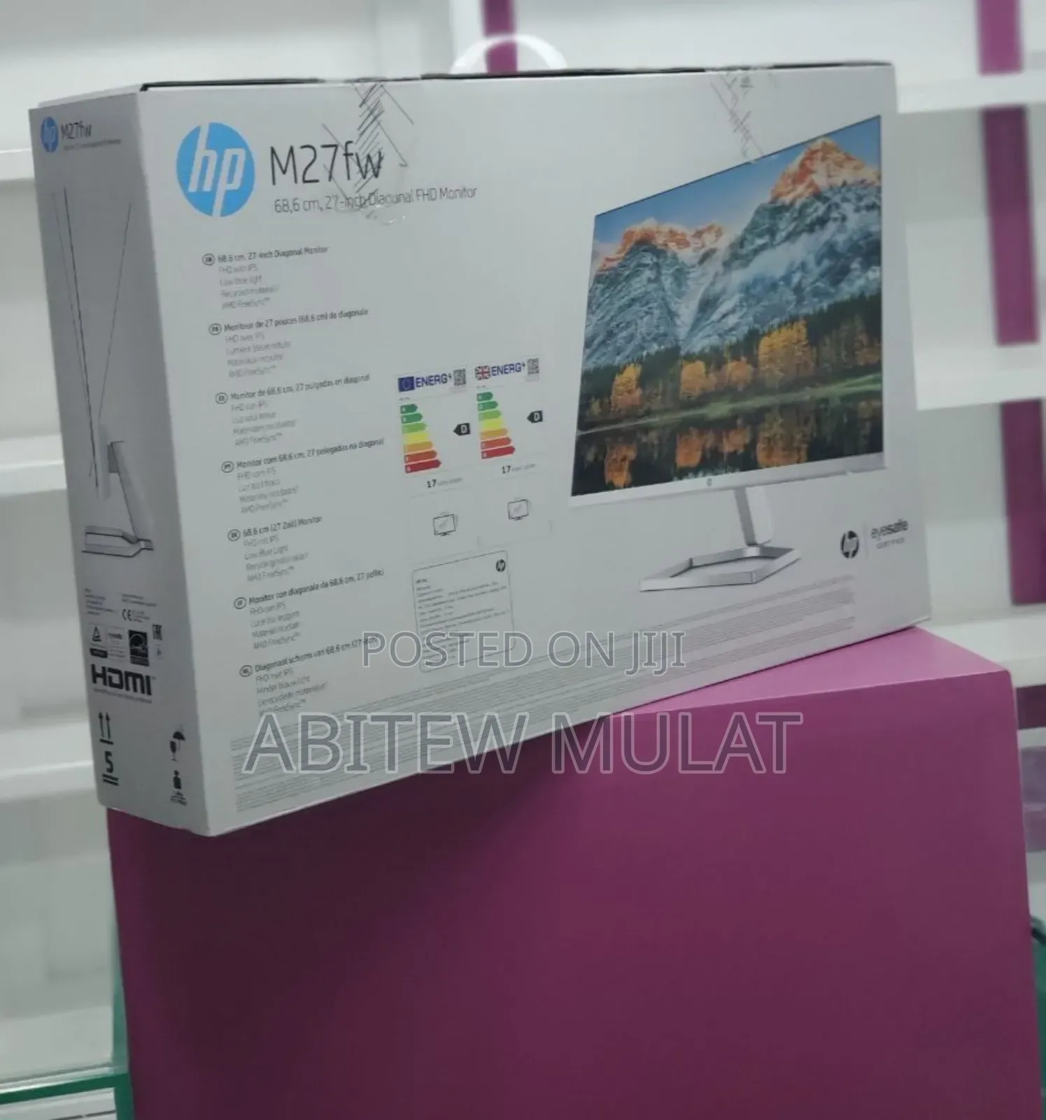 Brand New With Cartoon Hp 27" Inch Monitor