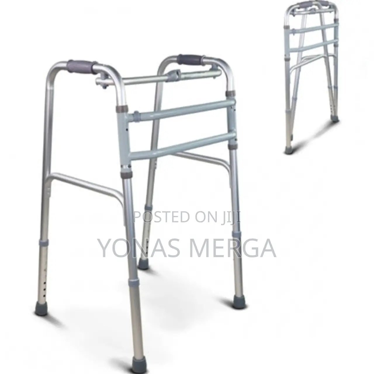 Walker W/ 2wheel|Aluminium |Foldable/Stability While Walking