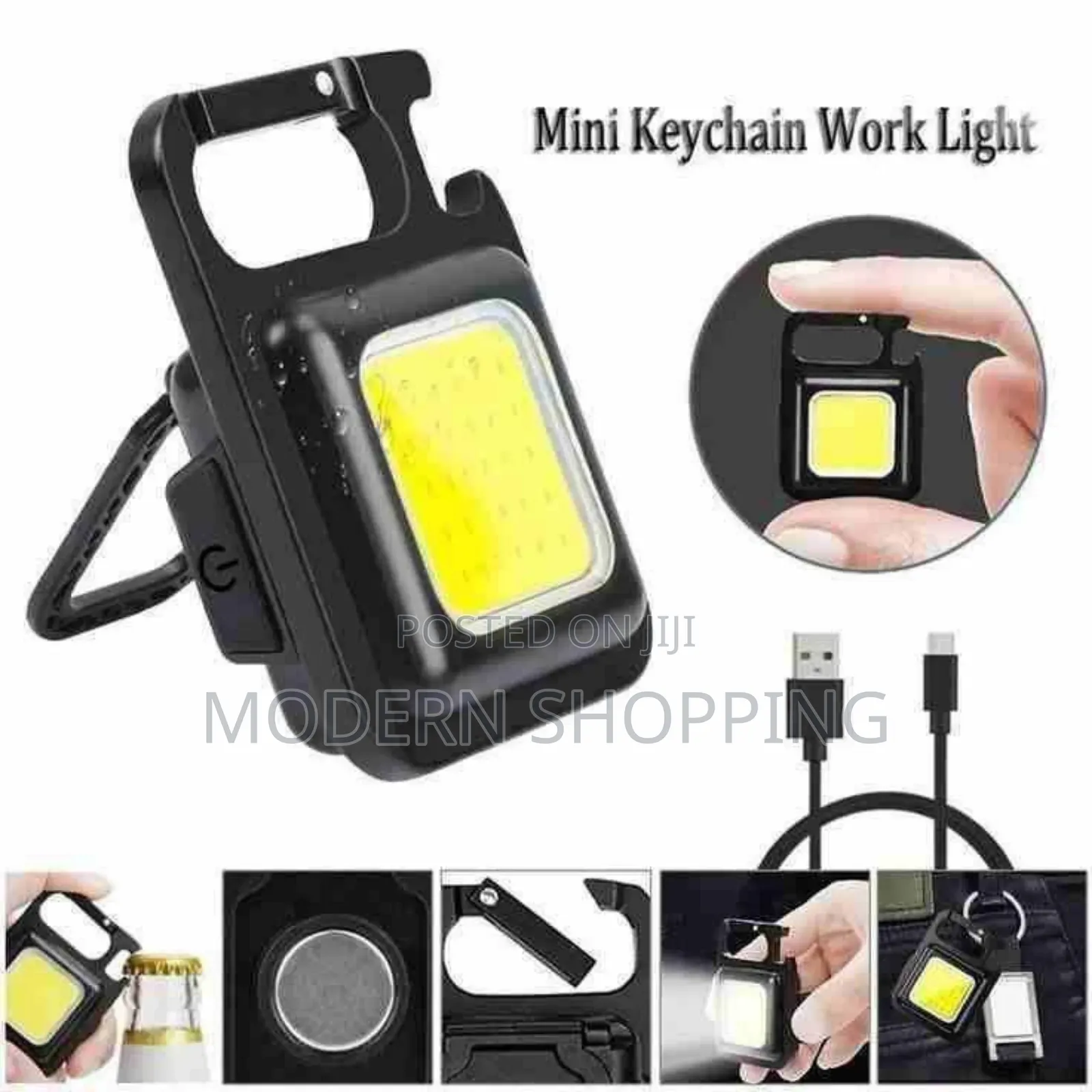 Rechargeable Mini LED Keychain Light