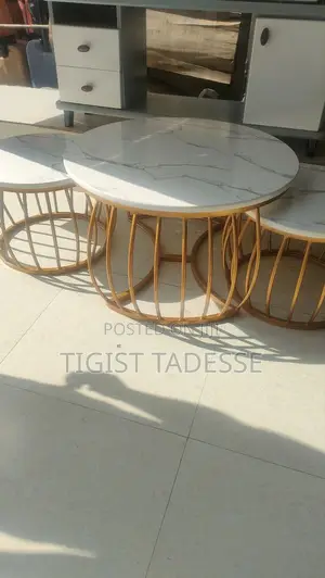 Photo - Center Table 3 PCS ፅድት ያለ ዘመናዊ