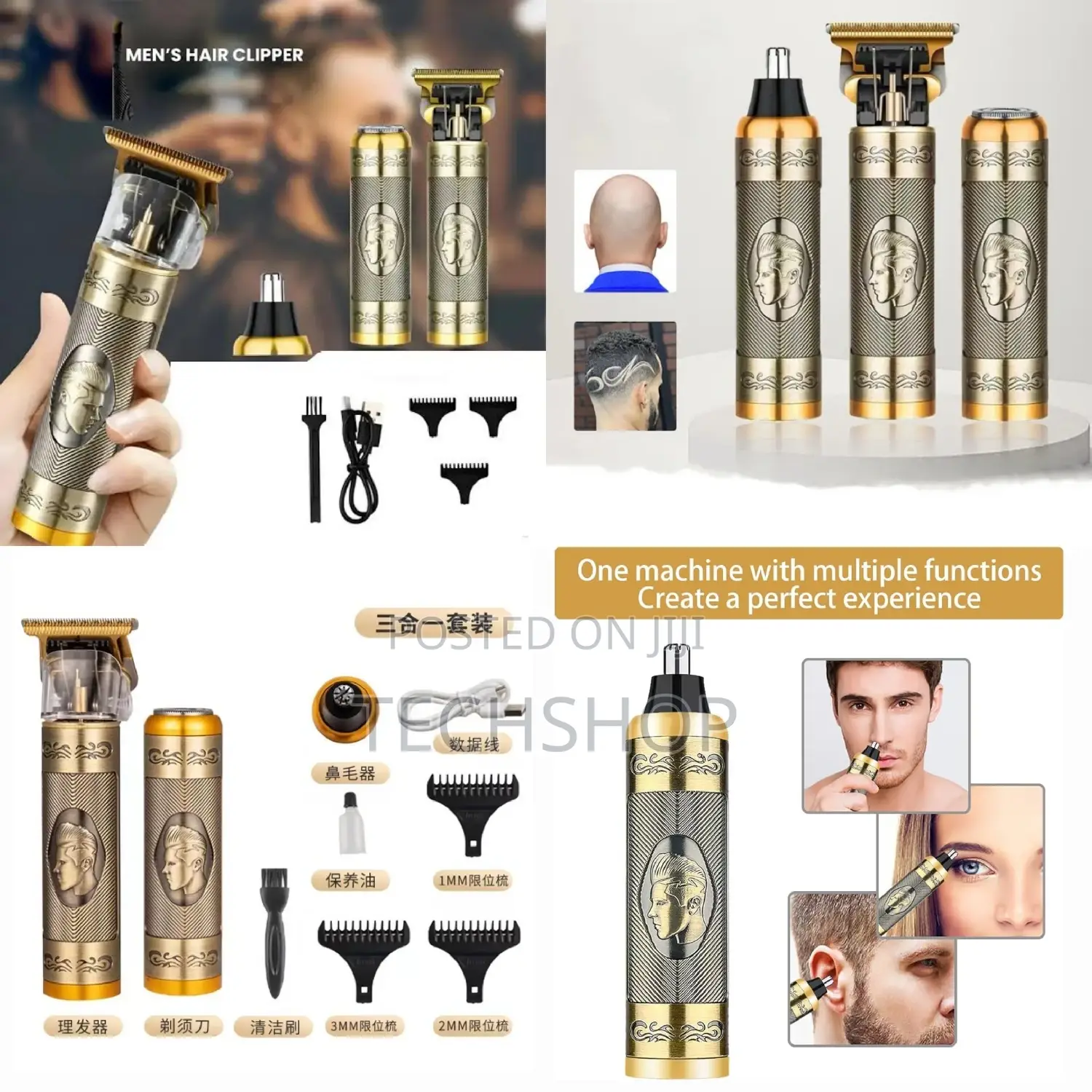J‍Iham 3 in 1 Multifunctional Hair Clipper