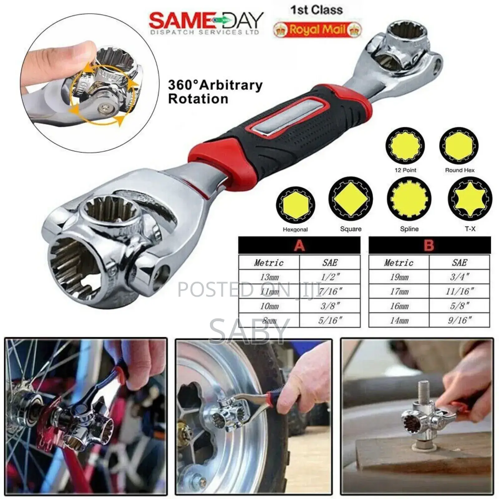 48in1 Multifunction Universal Wrench