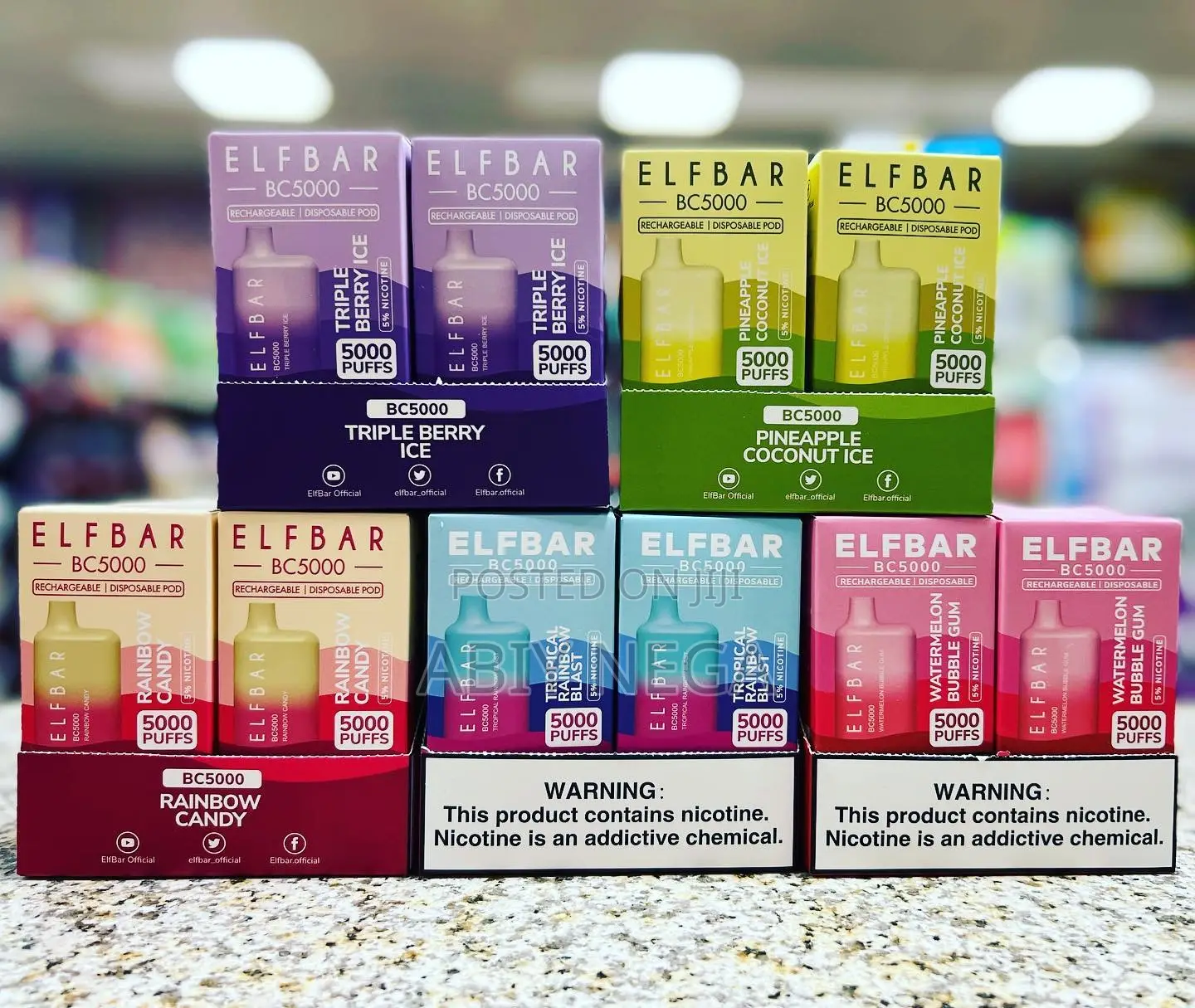 Elfbar 5000 Puffs Disposable Vape