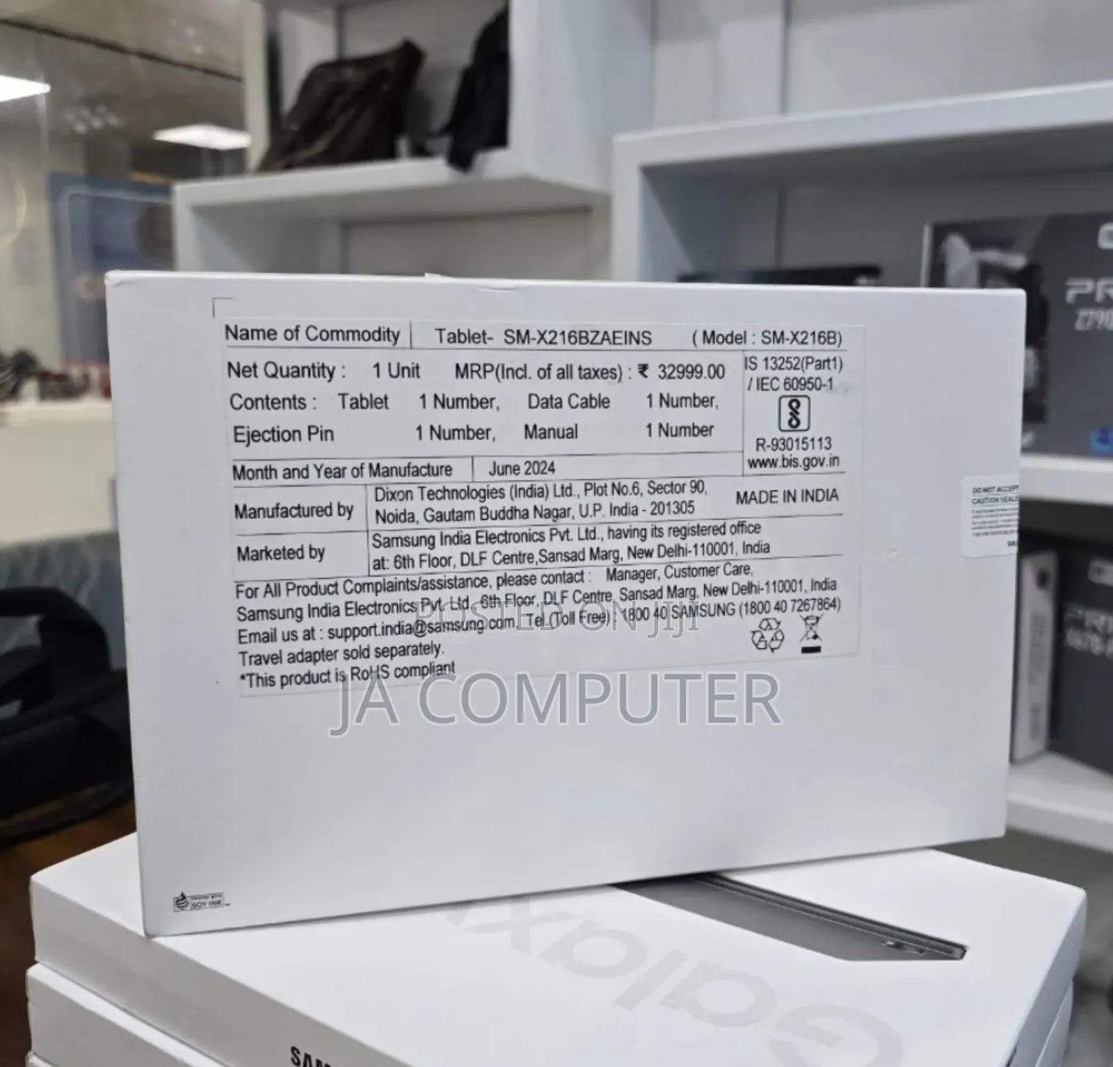 New Samsung Galaxy Tab A9 8 GB Black