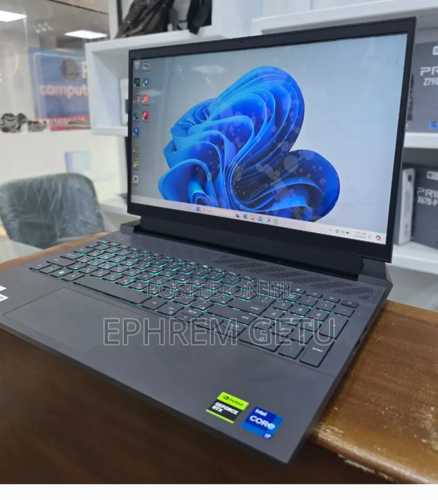 New Laptop Dell G15 5511 16GB Intel Core I7 SSD 1T