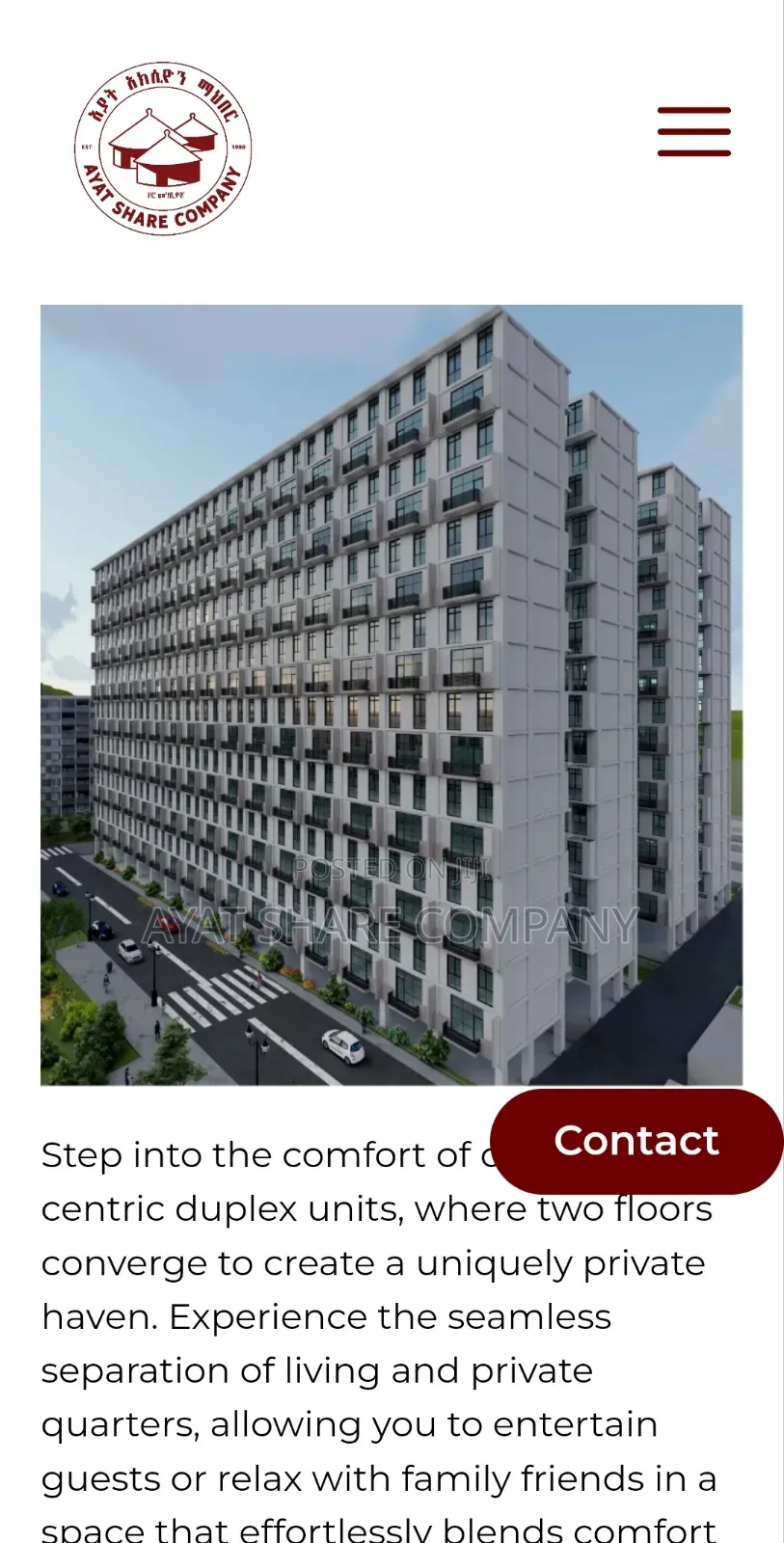 ባለ 3 መኝታ 107 ካሬ መኝታ ሲምሲ ሚካኤል ሳይት(ወሰን)