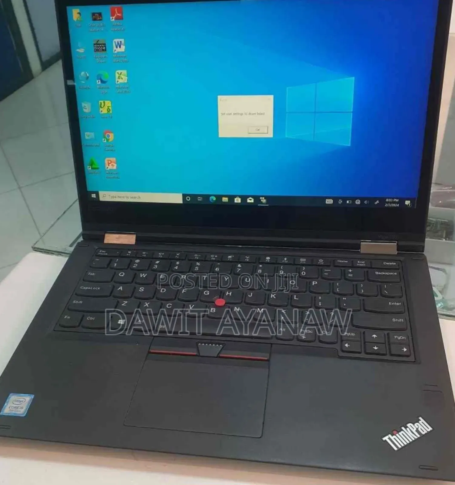 New Laptop Lenovo ThinkPad Yoga 16GB Intel Core I5 SSD 512GB