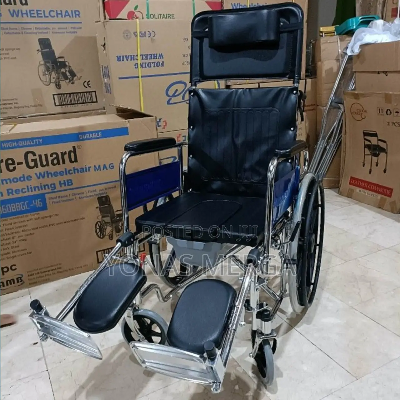Commode Wheelchair (Arinola for Elderly)WHEELCHAIR MAGZ