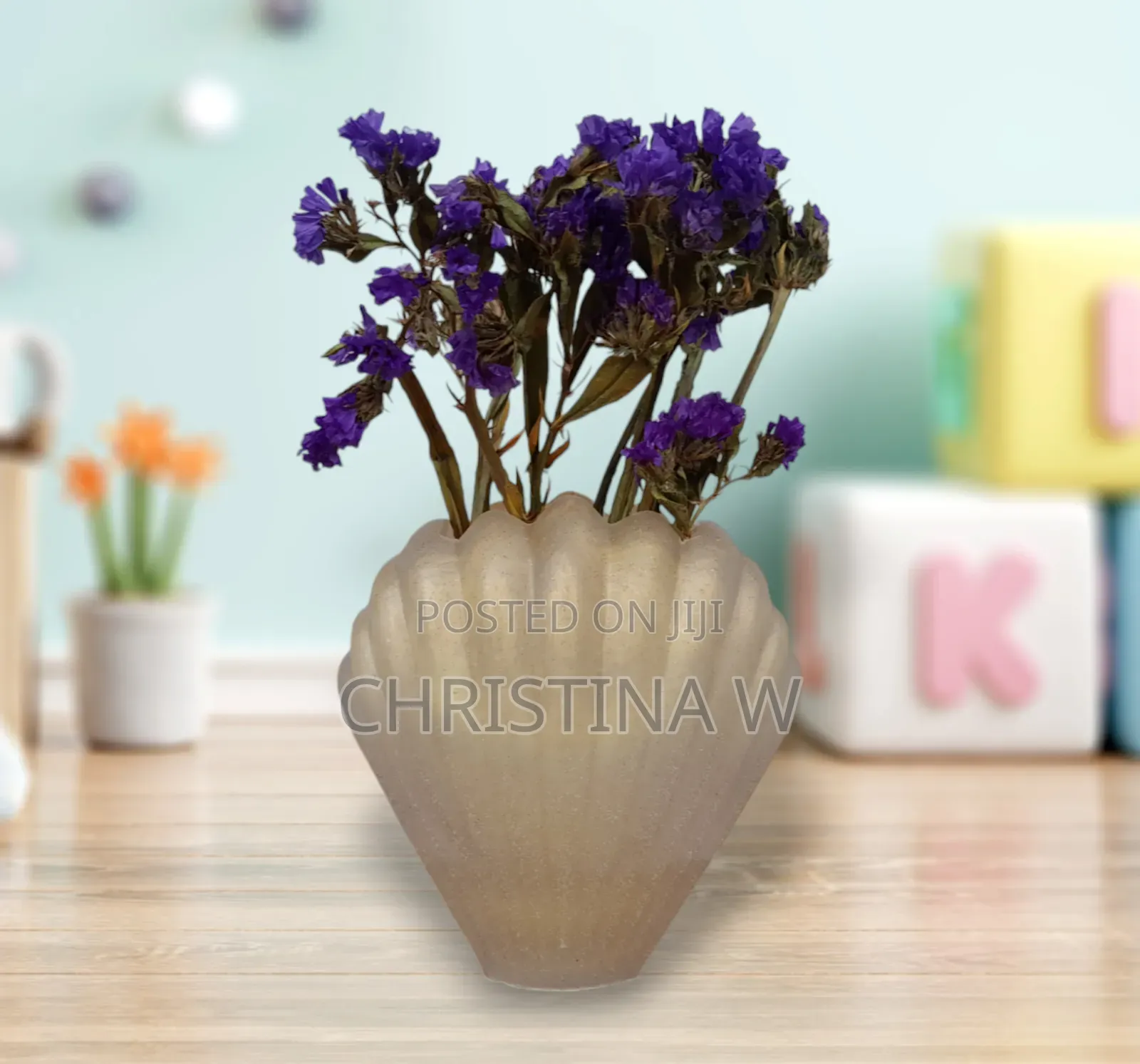 Shell Flower Vase