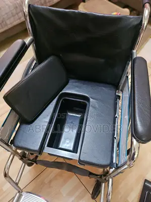Wheelchair With Cushion Commode With Adjustable