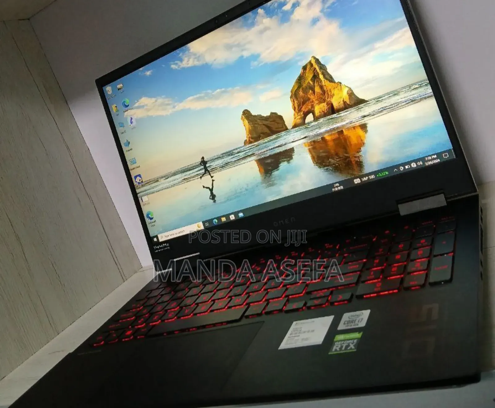 New Laptop HP Omen 15 16GB Intel Core I7 SSD 512GB