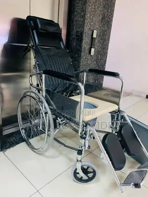 Back Full Reclining Wheelchair W/Removable Headrest