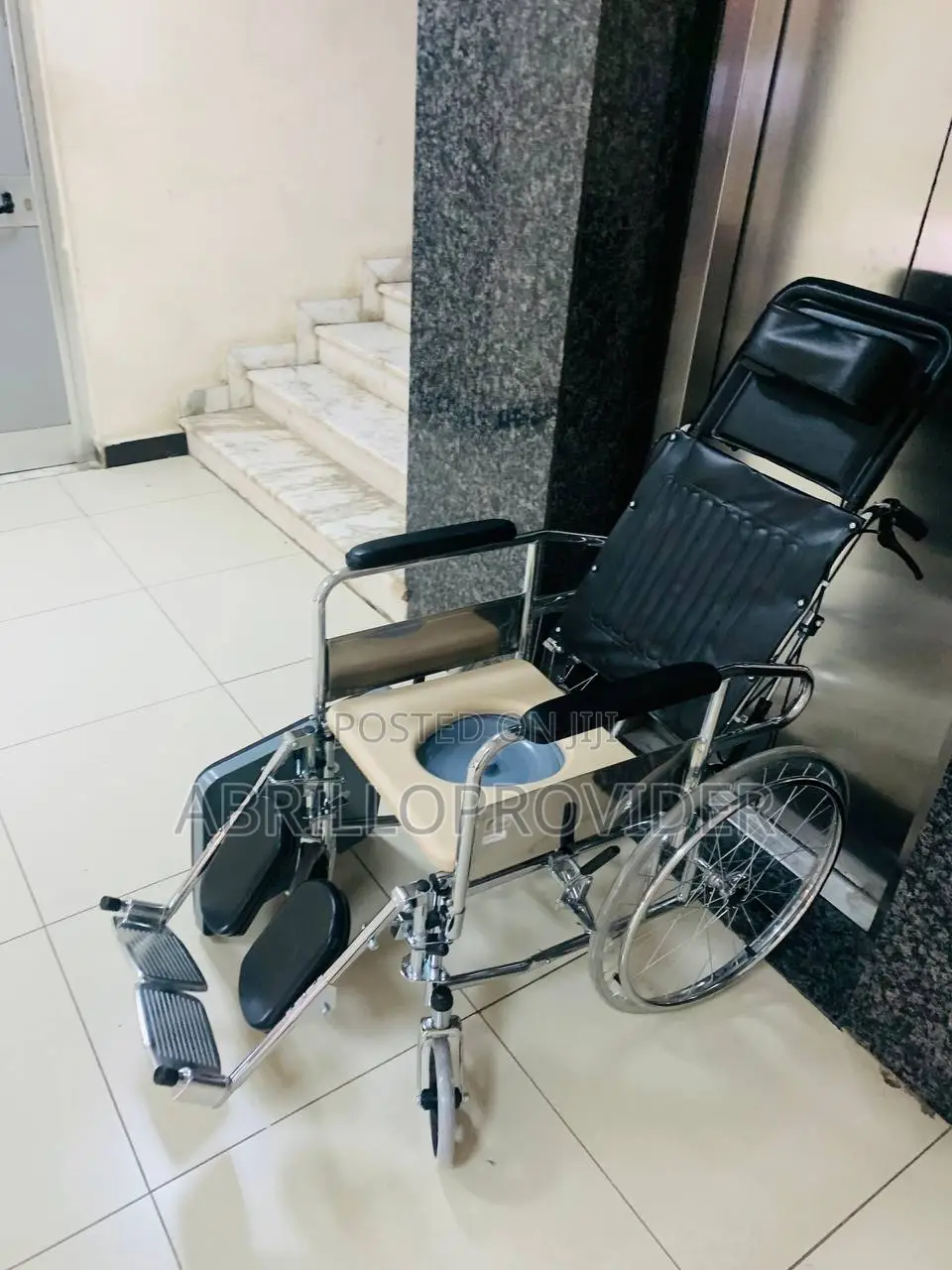Wheelchair Manual Wheelchair Commode Transport Chair For