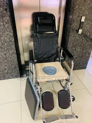 Reclining Wheelchair W/Removable Headrest Aluminum Alloy