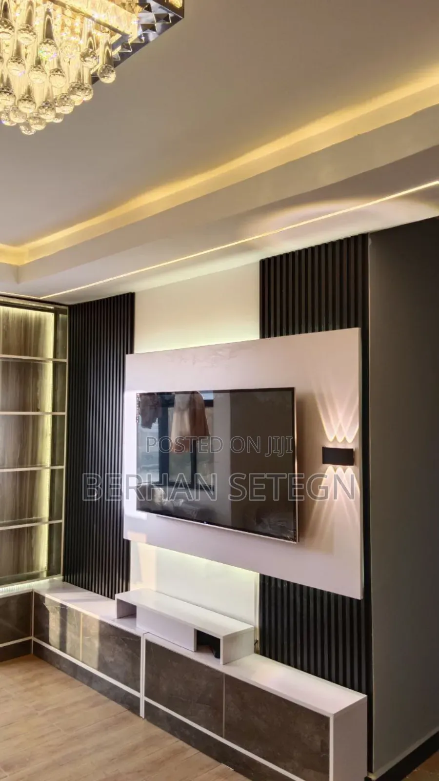 Modern Furniture Tv Stands በካሬ የሚሰሩ ቲቪ ስታንዶች