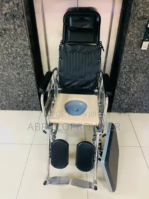 Reclining Wheelchair W/Removable Headrest