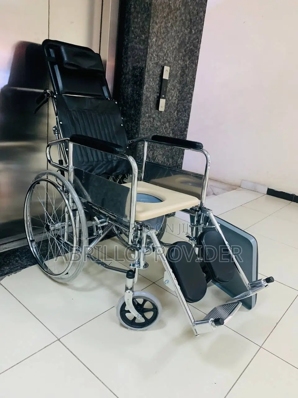 Wheelchair W/Removable Headrest Aluminum Alloy Manual Wheel