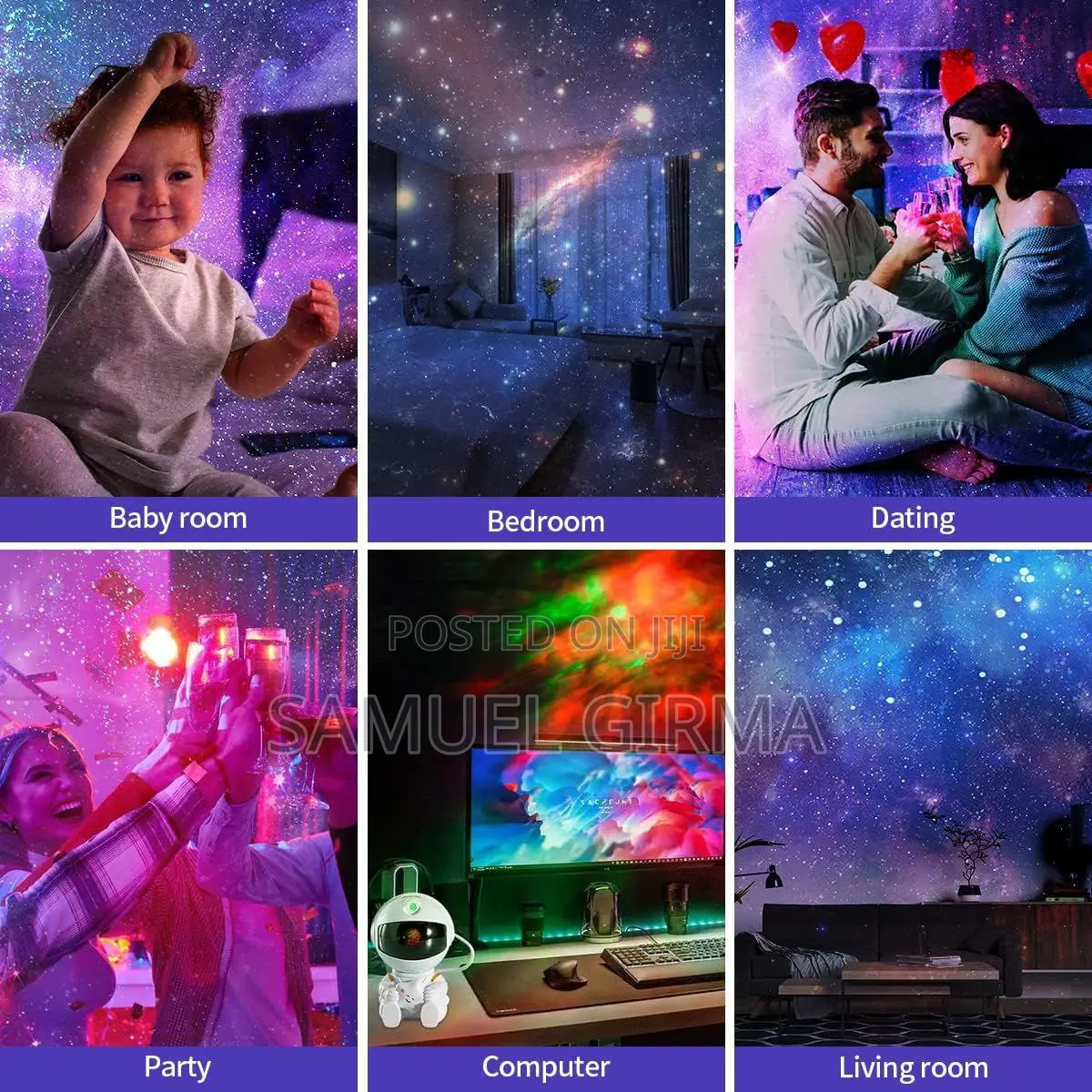 Astronaut Nebula Projector Light