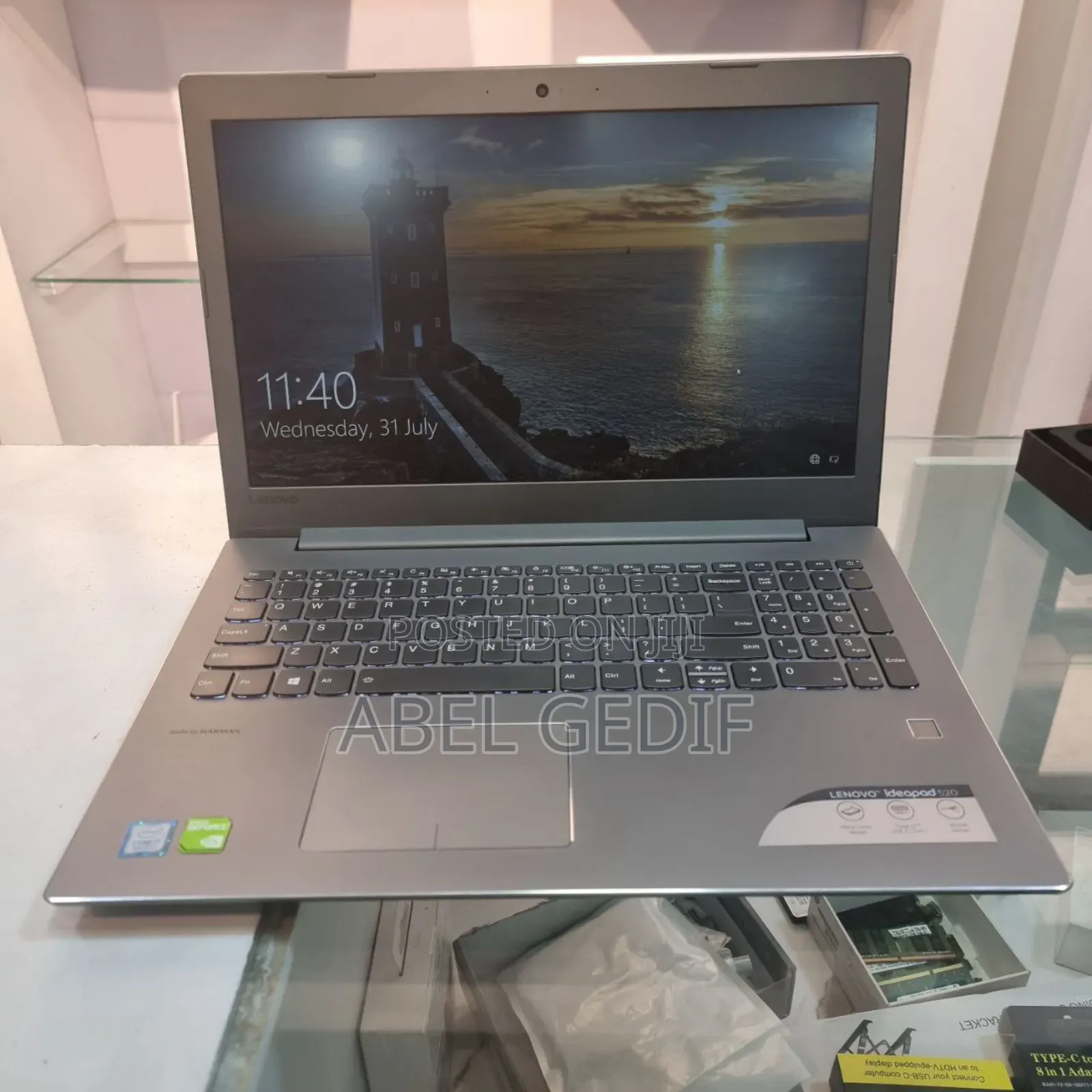 New Laptop Lenovo IdeaPad 520 20GB Intel Core I7 SSD 512GB