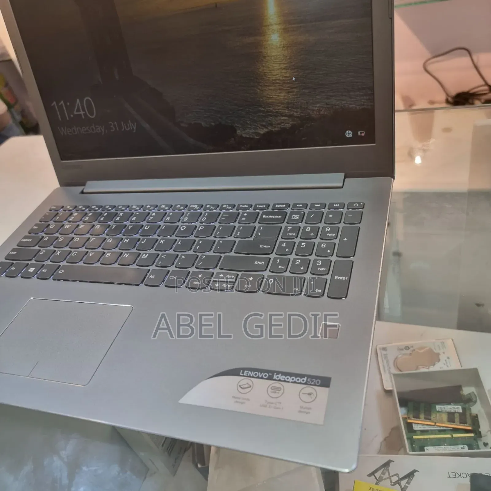 New Laptop Lenovo IdeaPad 520 20GB Intel Core I7 SSD 512GB