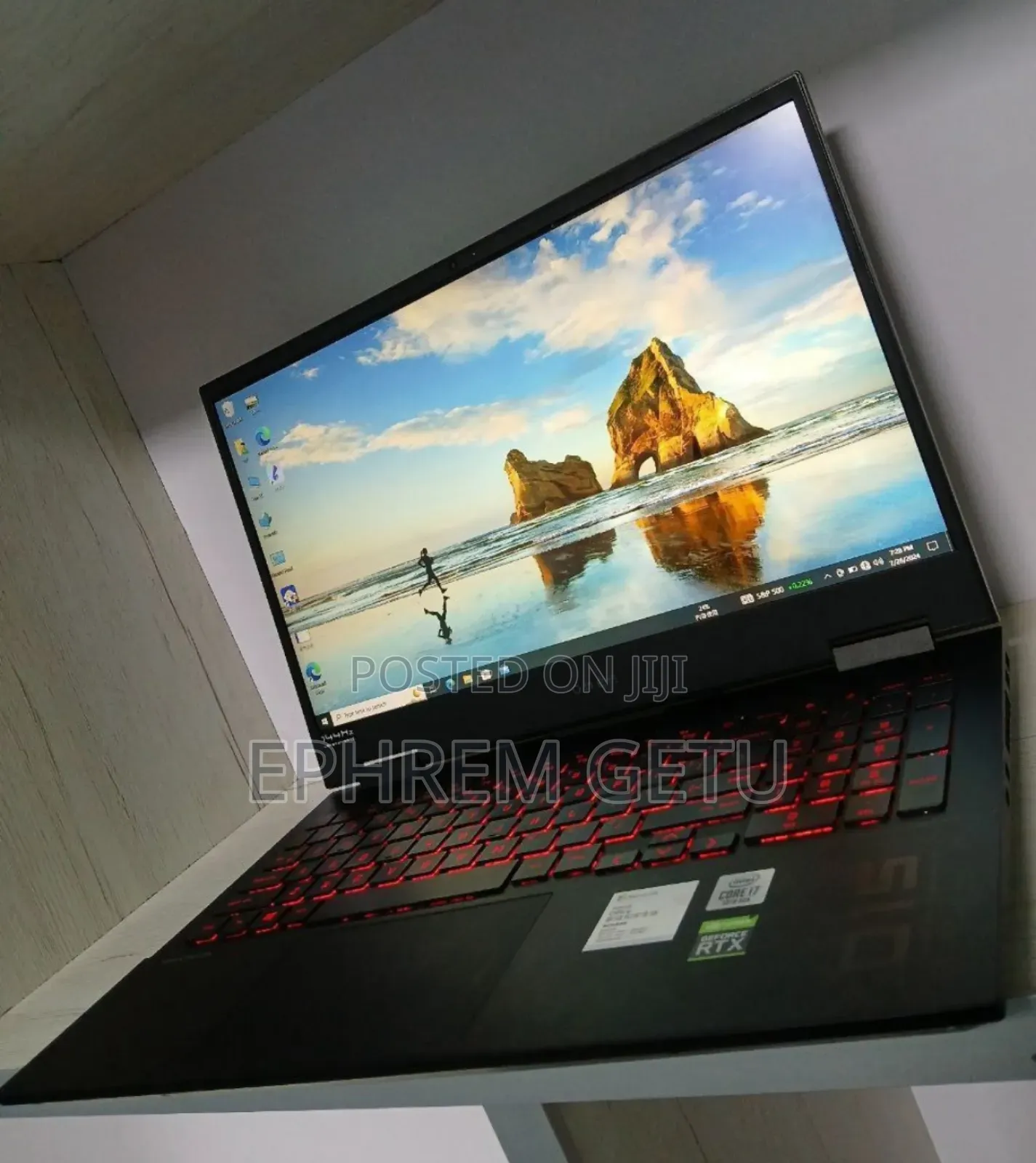 New Laptop HP Omen 15 16GB Intel Core I7 SSD 1T