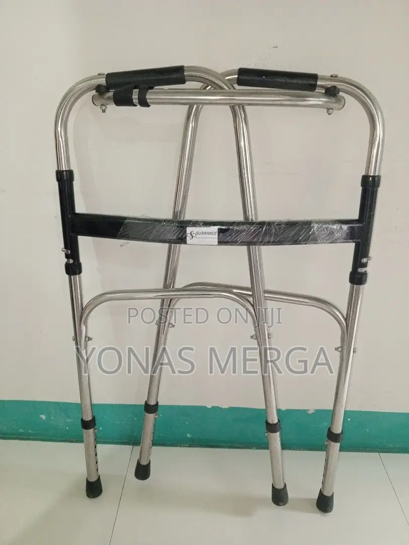 ወከር/Foldable Height Adjustable Walking Frame/Disabled Assist