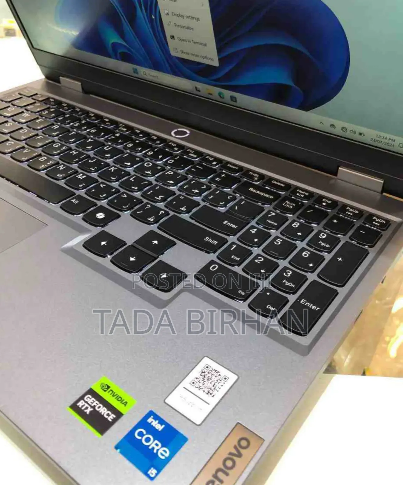 New Laptop Lenovo LOQ 15IRH8 16GB Intel Core I5 SSD 512GB