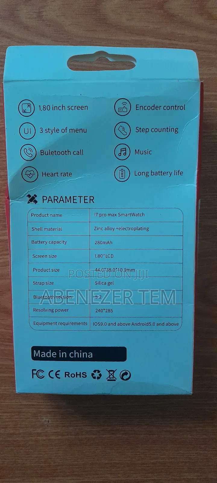 I7 Pro Max Smartwatch