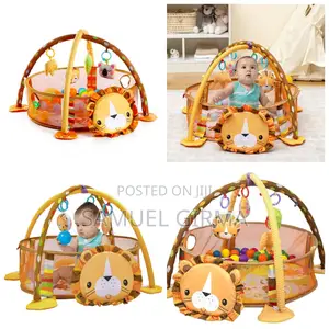 Photo - 4 in 1 Baby Play Gym With Soft Padding Mat and Arch Design